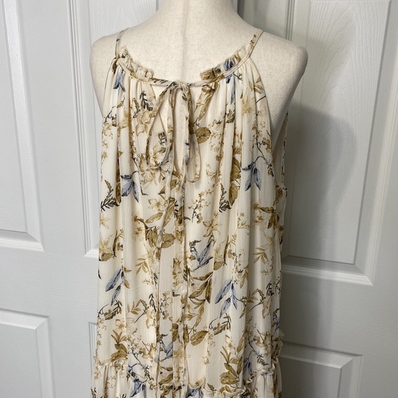 Anthropologie DREW Naomi Vintage Floral Cream Maxi Dress - Picture 4 of 8